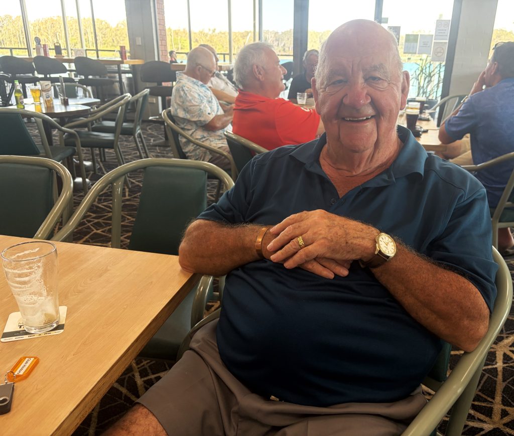 Geoff Harris was all smiles too but maybe less so once a handicap revision on the back of 41 and 40-point rounds.